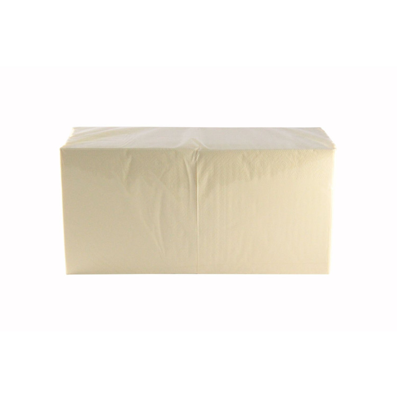 Napkins 33cm 3-ply 250pcs champagne