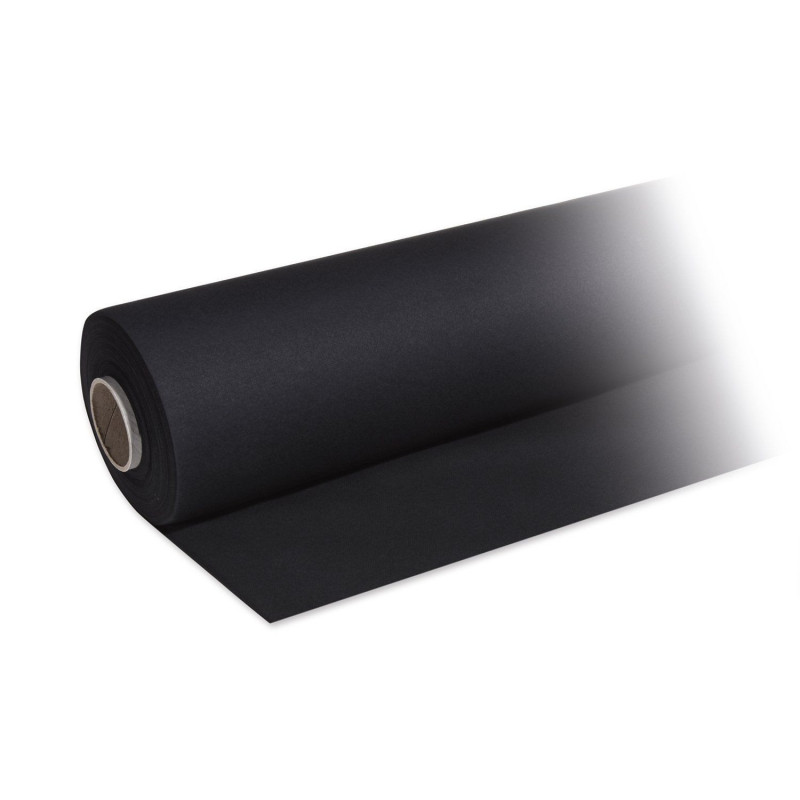 Paper tablecloth PREMIUM 25×1.2m black