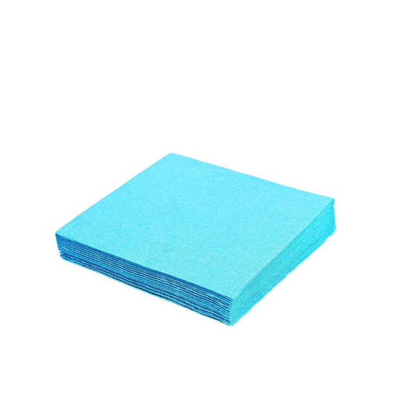Napkins 33x33cm 3-ply 20pcs light blue