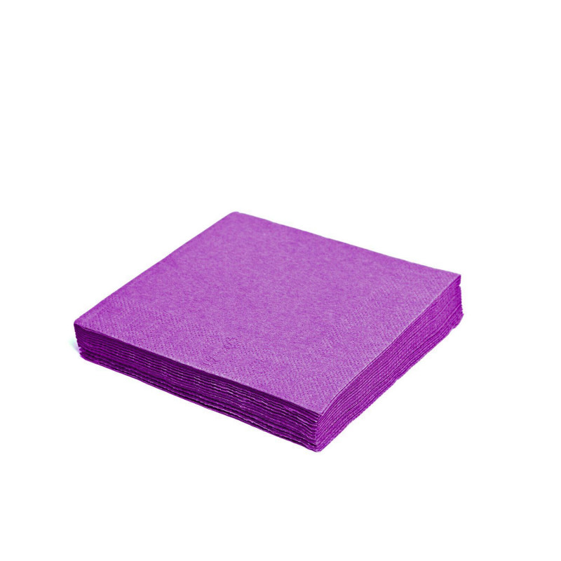 Servetėlės 33cm 3 pak.20 vnt violetinės spalvos