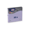 Servetėlės 33cm 3 pak.20 vnt violetinės spalvos