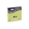 Napkins 33x33cm 3-ply 20pcs yellow green