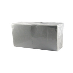 Napkins 33cm 1-ply 400pcs grey