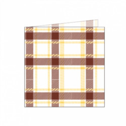 Napkins 40x40 cm brown 50 pcs