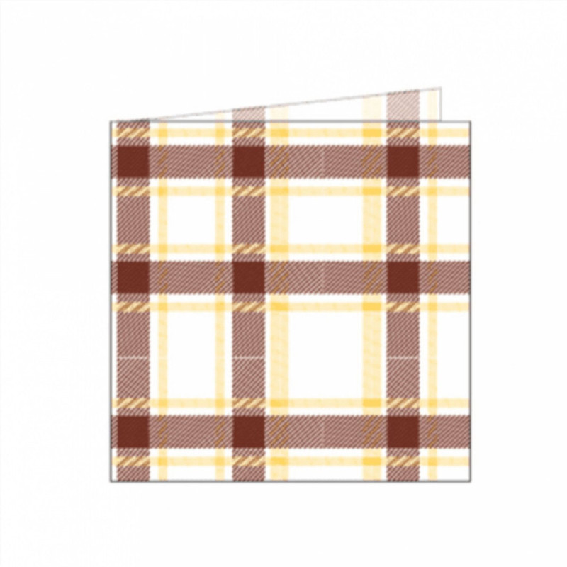 Napkins 40x40 cm brown 50 pcs