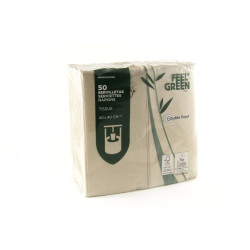 Napkins 40 x 40 cm beige 50...