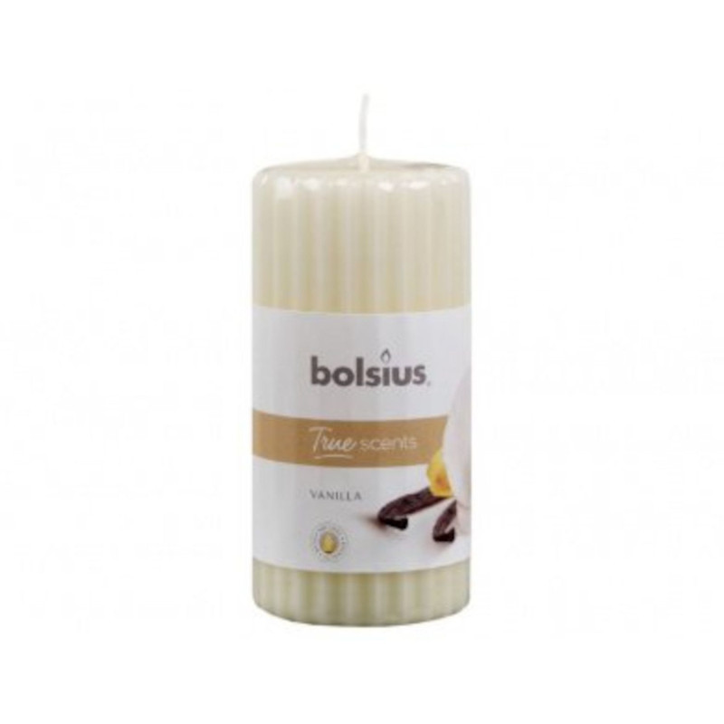 Scented Pillar Candle 120/60mm vanilla