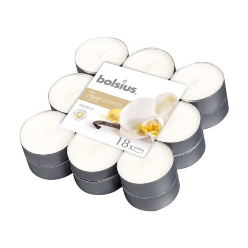 Scented Tealights box 18 4hr vanilla