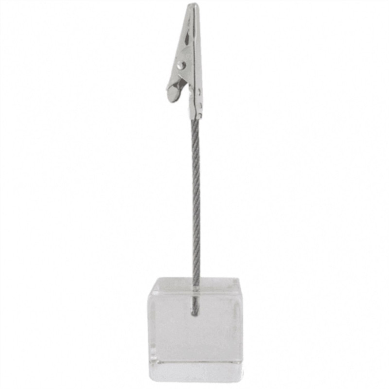 Turētājs galda karšu ar akrila pamatni 11.7cm