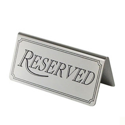 Statīvs galda RESERVED 12x6cm