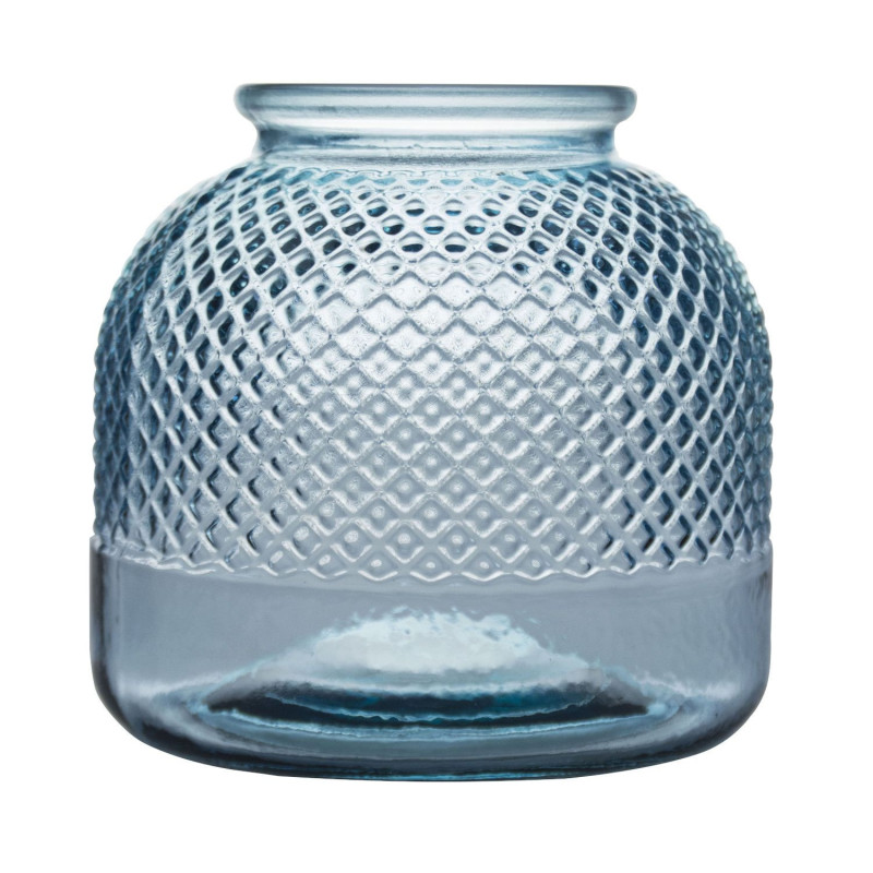 Vāze DIAMOND HURRICANE 24cm zila