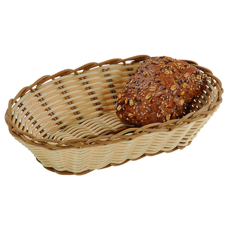 Basket plastic oval 26x17x7cm