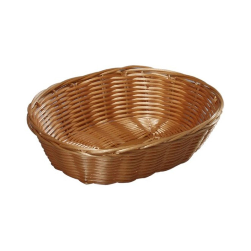 Basket plastic oval 21x17x6cm