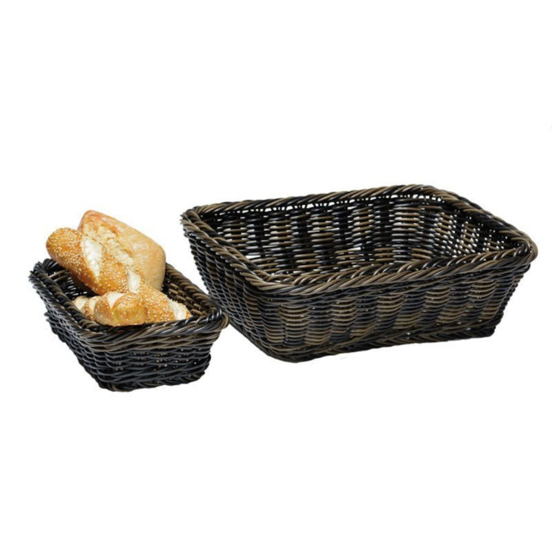 Basket plastic 32.5x26.5cm h-10.5cm