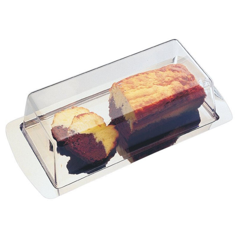 Cake plate with cover 32.8×17cm h-9.5cm