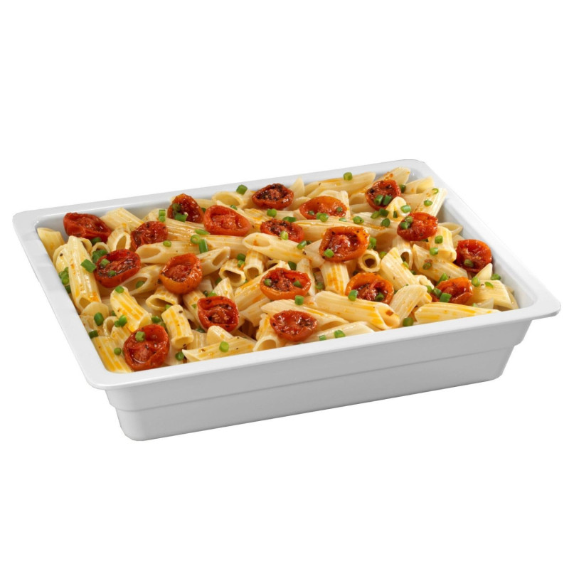 Küpsed GN1/2 melamiin 32.5x26.5cm h-6.5cm valge