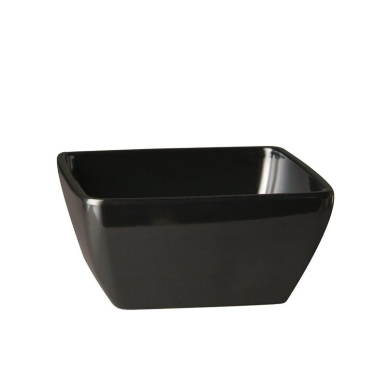 PURE COLOR melamiin 12.5x12.5cm h-6.5cm must