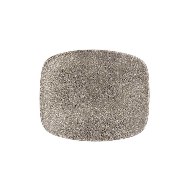 Lėkštė RAKU QUARTZ BLACK 15.4x12.6cm