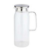 Glass carafe 1.5L D10cm h-26cm with a lid