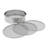 Sieves with 4 removable meshes D21cm