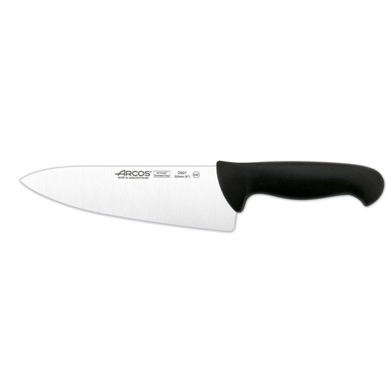 Cooks knife with blue PP handle L-20cm