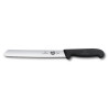Bread knife FIBROX handle with wavy edge L-21cm