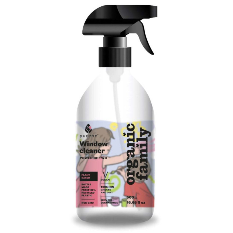 Cleanser for glass and mirrors with lemon and strawberries 500ml ECO