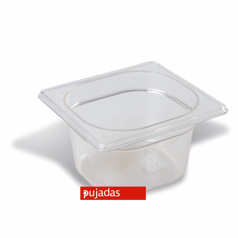 Užrašas GN1/6 17.6x16.2cm h150mm 1,95 l PC