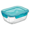 Food storage container EVOLUTION 1000ml, 18x14cm, hermetic turquoise