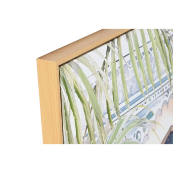 Картина Home ESPRIT Синий Коричневый Зеленый Бежевый Тропический chica 80 x 3,5 x 120 cm (2 штук)