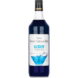 Blue cursacao syrup KEDDY 1 l