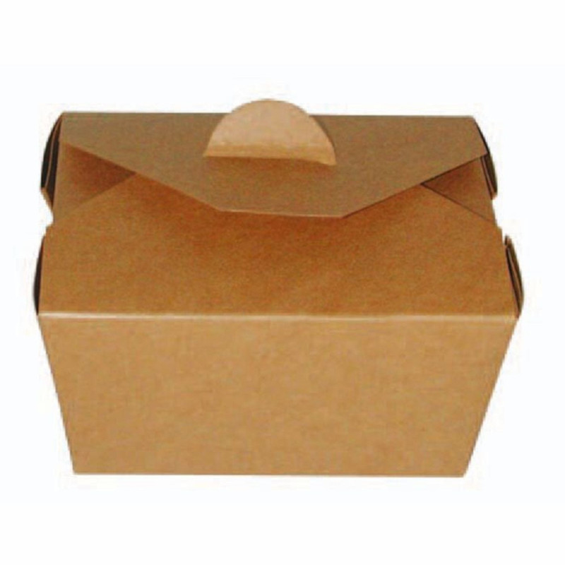 Brown board meal box BIO 13x10.5x6.4cm 25pcs