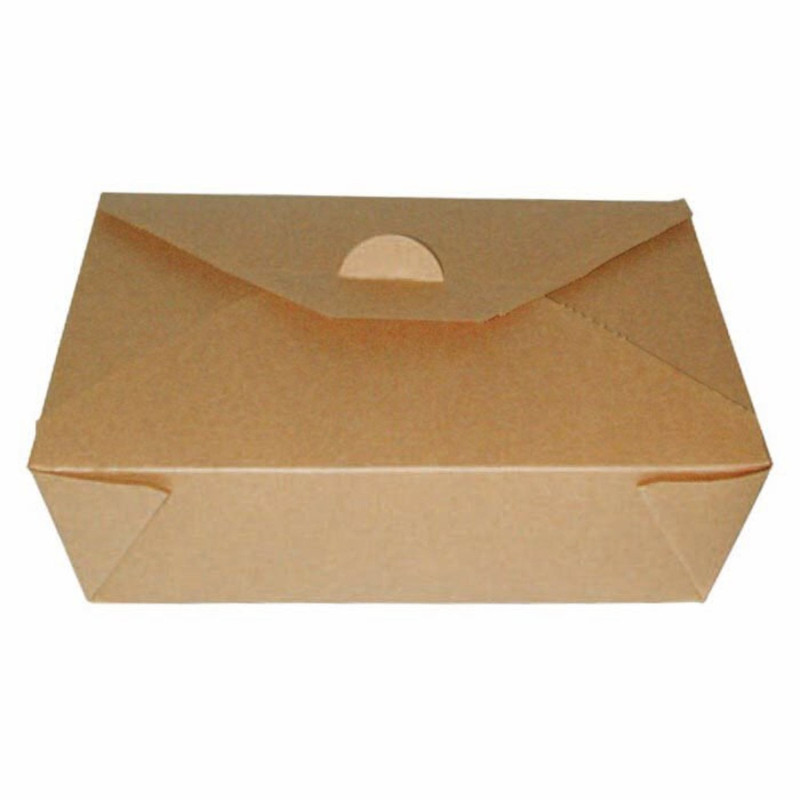 Brown board meal box BIO 21.5x16cm 25pcs