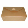 Brown board meal box BIO 21.5x16cm 25pcs