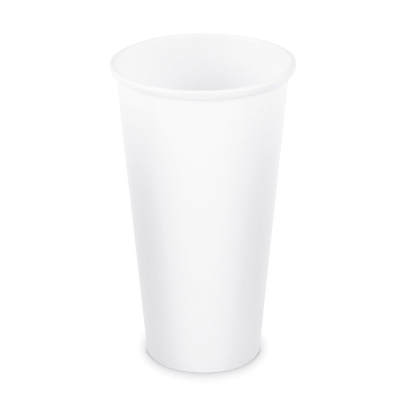 Glāzes v/l papīra 610ml 50gb baltas