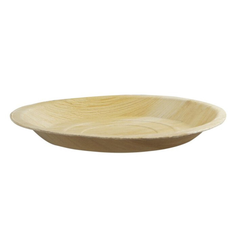 Palm leaf plate 25cm 25pcs
