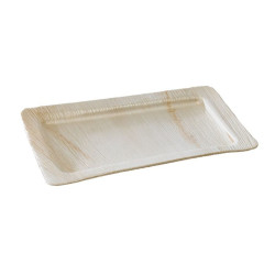 Palm leaf plate 28.5x18cm...
