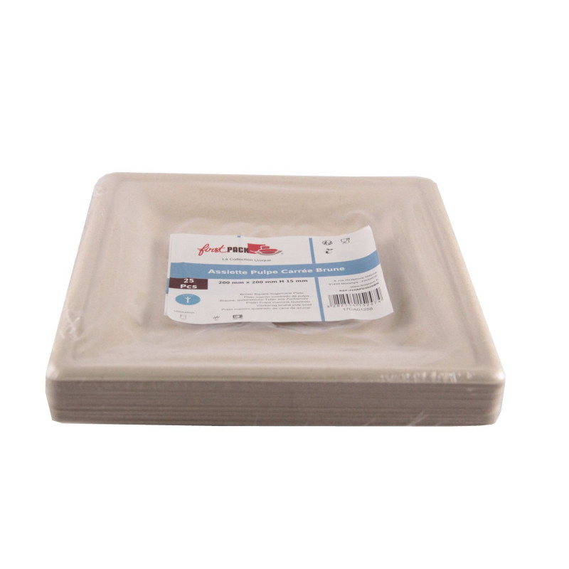 Švirkštimo įrankis. Natūralus 20x20cm rudas 25gab