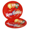 Šķīvji v/l.papīra ø 23cm 10gab HAPPY BIRTHDAY