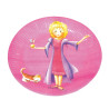 Paper Plates "Princess Ninanu", D 23 cm, pink, 10 pcs.