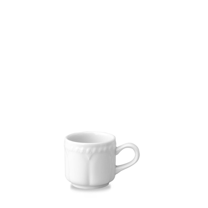 Krūze kafijas BUCKINGHAM 112ml balta