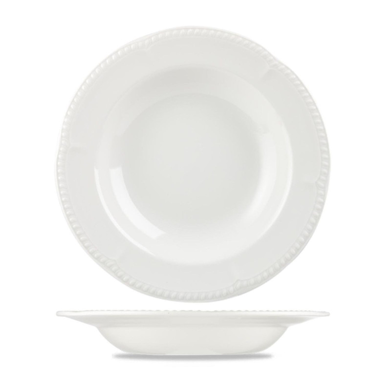 Pasta bowl BUCKINGHAM white