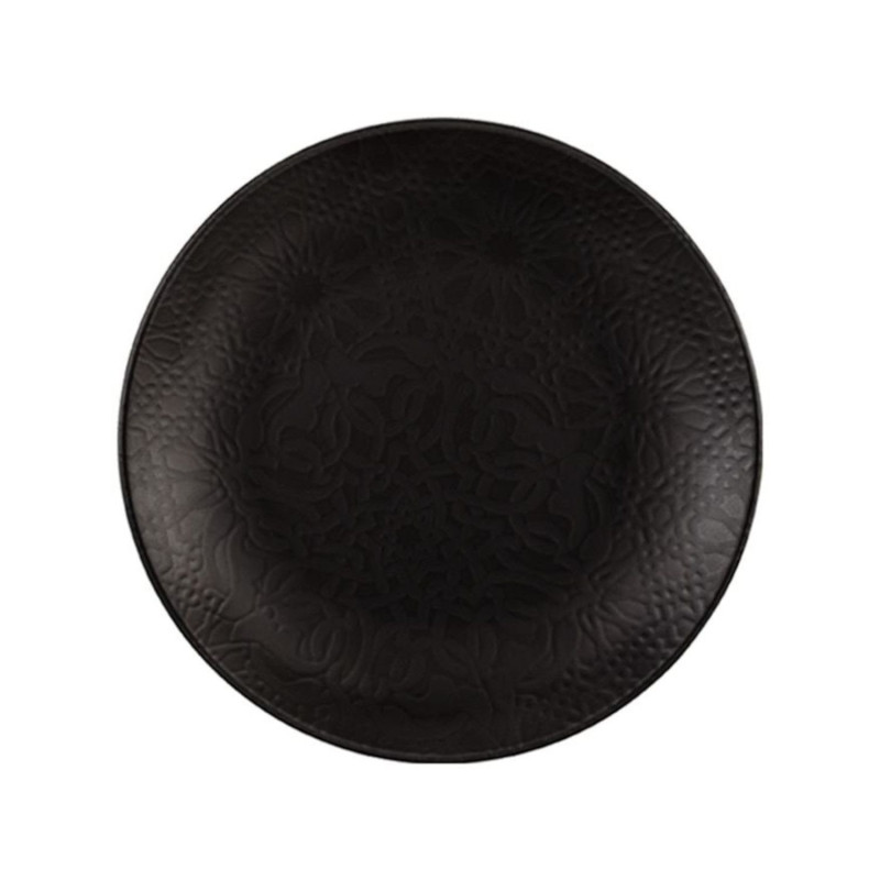 Flat plate D 19cm MATT BLACK