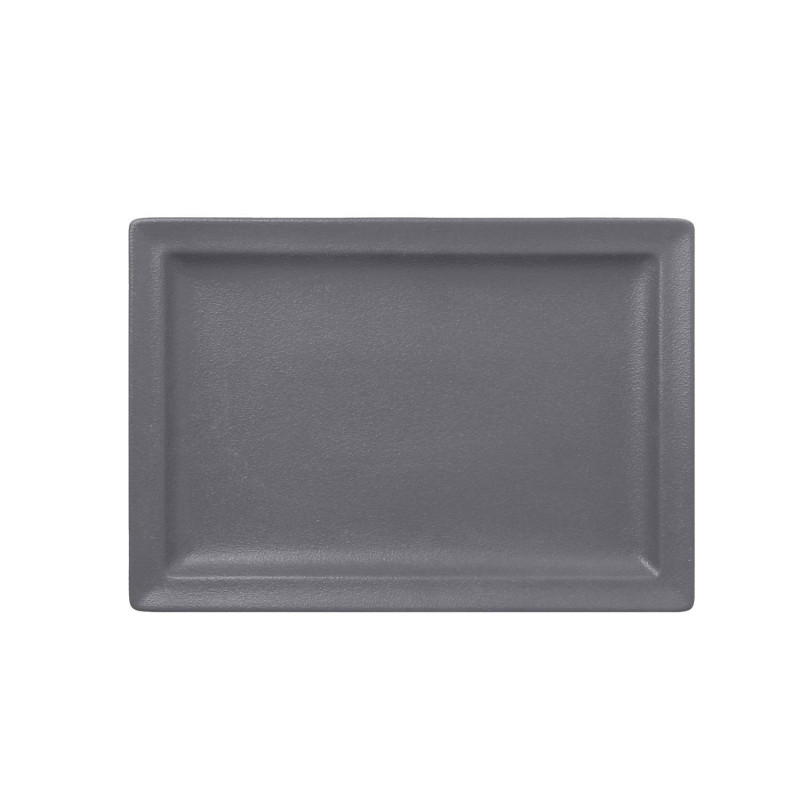 Plate NEO FUSION 33x23cm grey