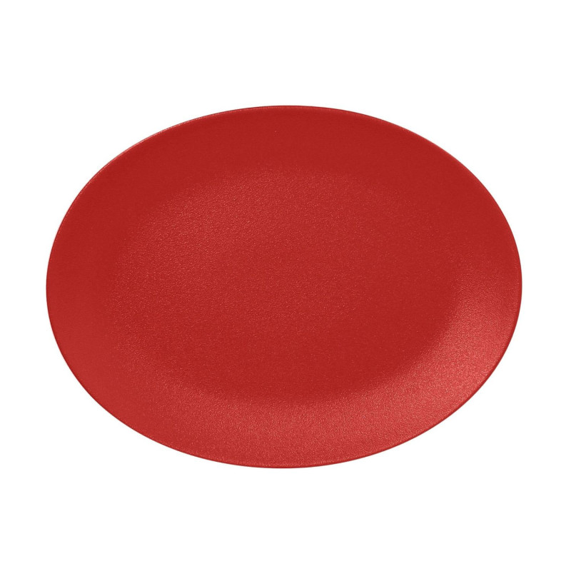 Ovaalne taldrik NEO FUSION 36x27cm erepunane