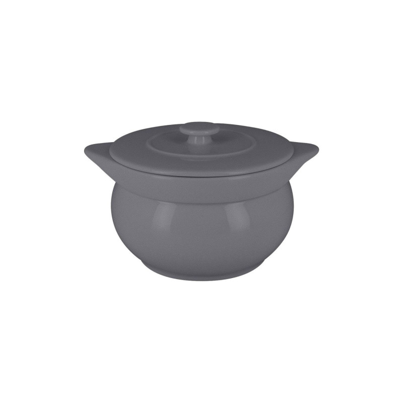 Trauks ar vāku CHEFS FUSION ø15cm h-9.5cm 1150ml pelēks