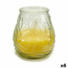 Scented Candle Ibergarden CHWJ-9898MT Yellow Transparent Glass Paraffin Citronela 9 x 9,5 x 9 cm (6 Units),,,