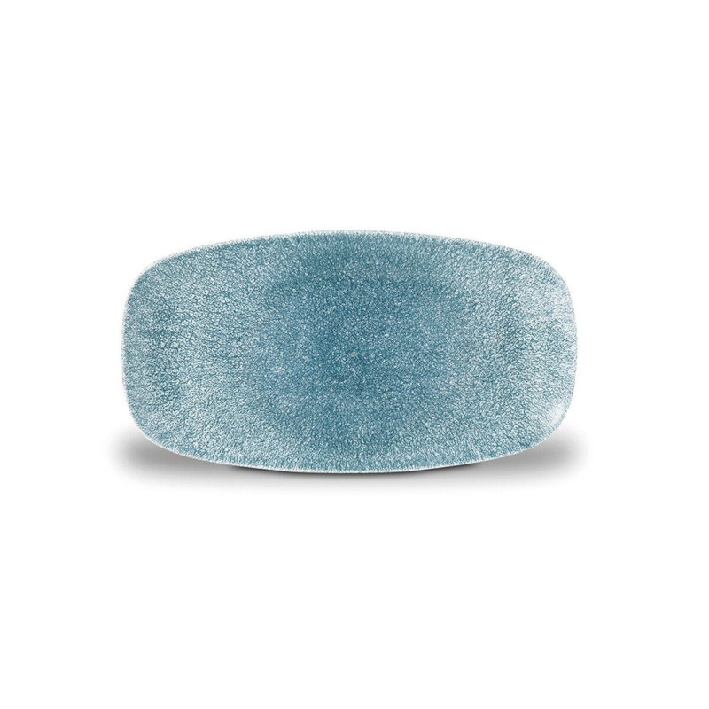 Šķīvis RAKU TOPAZ BLUE 29.8x15.3cm