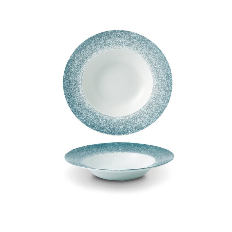 Bowl Raku Topaz Blue Ø24 см