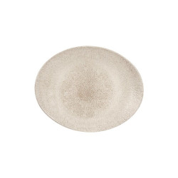 Plate oval RAKU AGATE GREY...